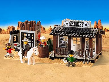 Aufkleber passend für LEGO 6755 Sticker Western Cowboys Sheriff's Lock-Up,Precut 