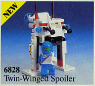 Vintage Lego Legoland Classic Space Futuron #6828 Twin-Winged Spoiler NEW SEALED 
