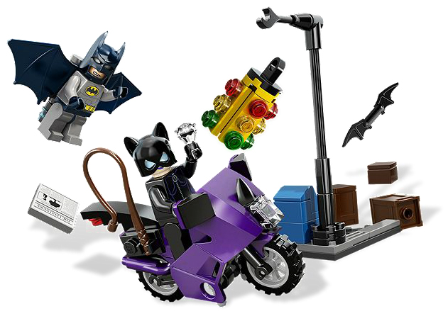 LEGO® DC Universe Batman Minifigure Figure w Rocket Backpack Wings from set 6858