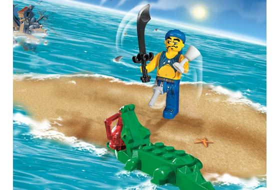 Pirates Junior Lego LEGO 7080 Scurvy Dog and Crocodile 