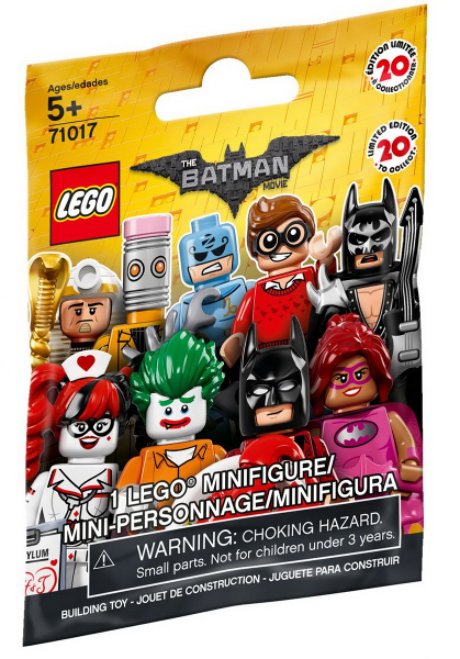 Minifigure, The LEGO Batman Movie, Series 1 (Complete Random Set of 1  Minifigure) : Instruction 71017-1