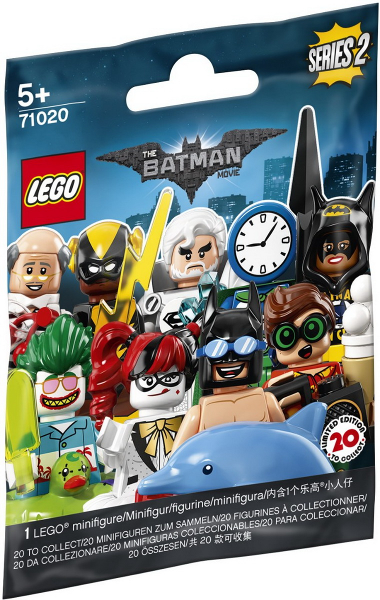 LEGO  FIGURINE  BATMAN SWIMMING POOL SERIE  71020 *COMME NEUF* 