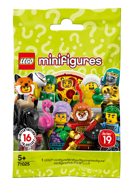 Lego serie complete 16 figures serie 19 ref 71025 * open bags 