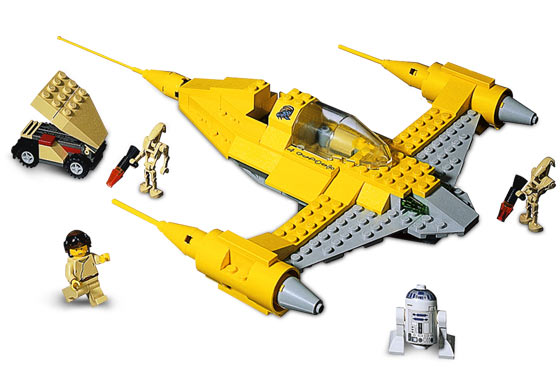 Lego star wars slope brick ref 3039px12/set 7141 naboo fighter