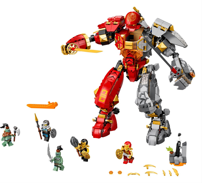 Brand New Lego Ninjago STICKER SHEET ONLY for Lego set 71720 Fire Stone Mech 