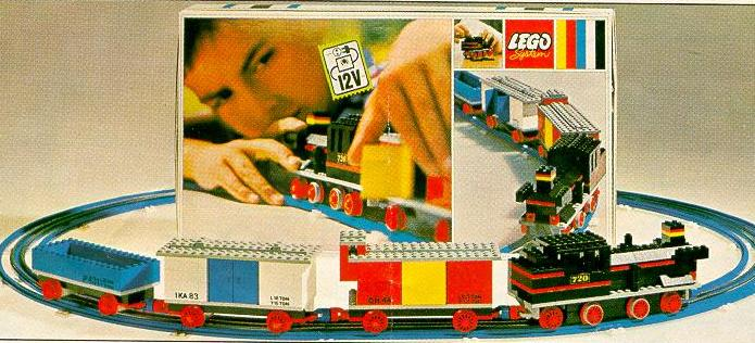 Bricklink Set 720 2 Lego Train With 12v Electric Motor