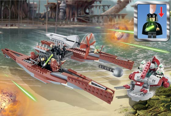 Set  7260 Wookiee Catamaran LEGO STAR WARS wedge ref 48933px1