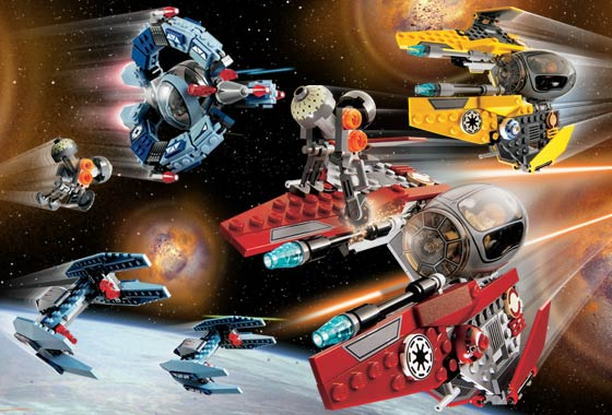 lego star wars space battle