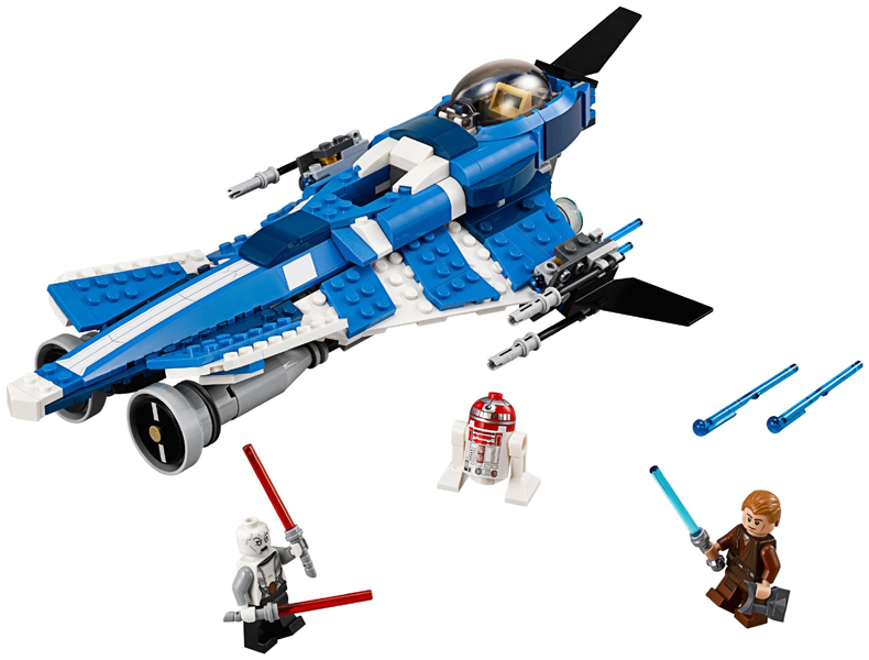 1 x LEGO Stickers Autocollants Star Wars Starfighter Anakin 75087 NEUF NEW 