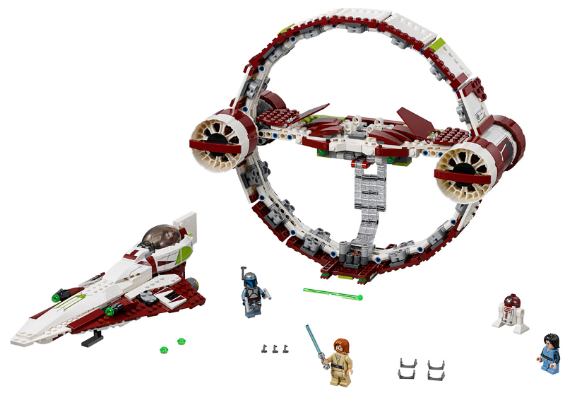 LEGO 75191 Star Wars Jedi Starfighter with Hyperdrive STICKER SHEET 
