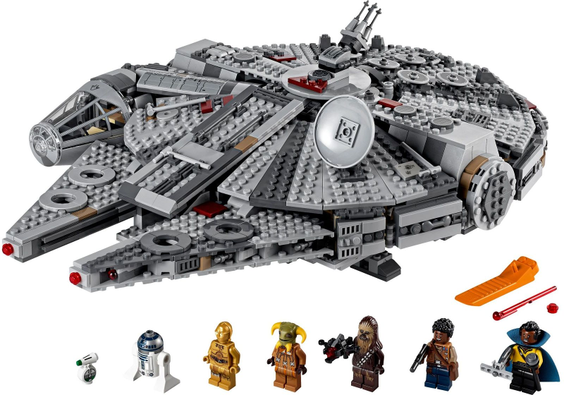 Følsom Flyvningen nyheder BrickLink - Set 75257-1 : LEGO Millennium Falcon [Star Wars:Star Wars  Episode 9] - BrickLink Reference Catalog