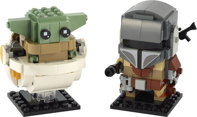75317 Baby Yoda LEGO BRICKHEADZ - New Sealed! - The Mandalorian & The Child 