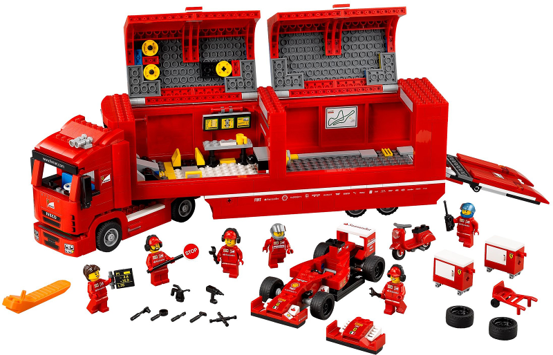 F14 T & Scuderia Ferrari Precut Custom Replacement Stickers for Lego Set 75913