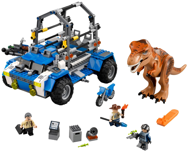 LEGO Jurassic Park Jurassic World T-Rex Tracker #75918 520 PCS New Sealed