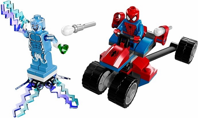 STICKER SHEET Superheroes LEGO 76014 Electro Spider-Trike vs