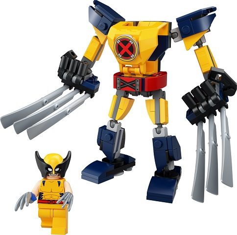 Lego Wolverine minifigure Custom 100% Authentic Genuine LEGO parts. NEW!  See Pic