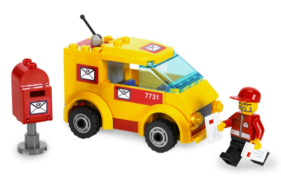 BrickLink - Set 7731-1 : Lego Mail Van 