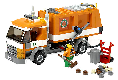 lego city garbage truck 7991