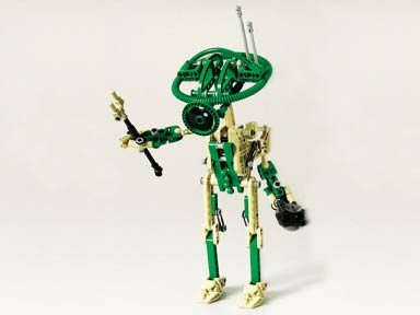 set 8000 star wars pit droid LEGO Technic Green Knob Wheel ref 32072 