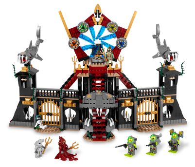 Nuevo Lego Atlantis Portal emperador casco de batalla de oro Castillo Minifig Headgear 8078 