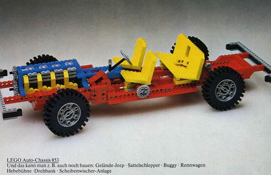 Set 853-1 : Lego Auto Chassis [Technic 
