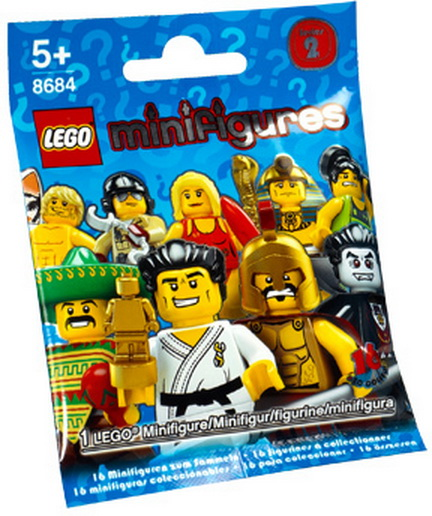 Lego Minifigures 8684 Serie 2 Figur 8 Rettungsschwimmerin Neu mit OVP/Zettel 