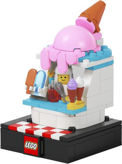 Bricktober Brick Bites Set 3/4 - Ice Cream Stall (2024 Toys