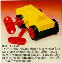 Lego Ersatzteil ~ Auszugsmotor gelb ~ aus 890 bb0046 