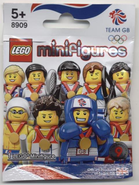 Choose Your 8909 LEGO Team GB Olympic Minifigure London 2012 Factory Sealed 