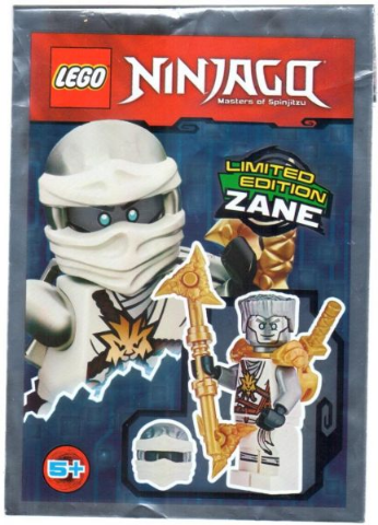 Blue Ocean LEGO Ninjago Zane #3 minifigura Foil Pack Set 891724 con sacchetto 