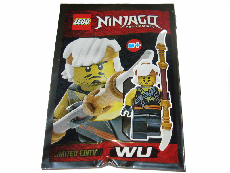 LEGO  NINJAGO LIMITED EDITION  WU MINIFIGURE FOIL BAG 