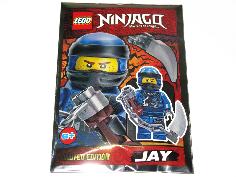 Bagged LEGO Ninjago Jay Minifigure #1 Foil Pack 891505 