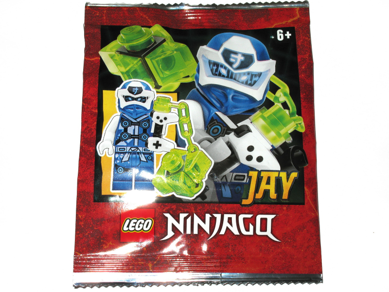 LEGO  NINJAGO LIMITED EDITION  JAY MINIFIGURE FOIL BAG 892069 