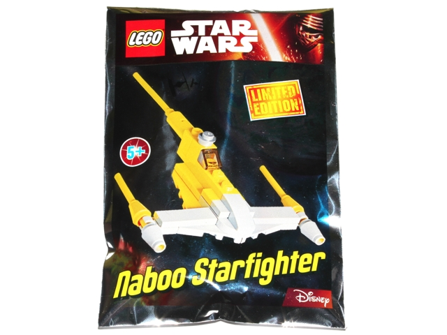 Lego Star Wars Naboo Starfighter Set 911609 New & Sealed Foil Pack Fighter 