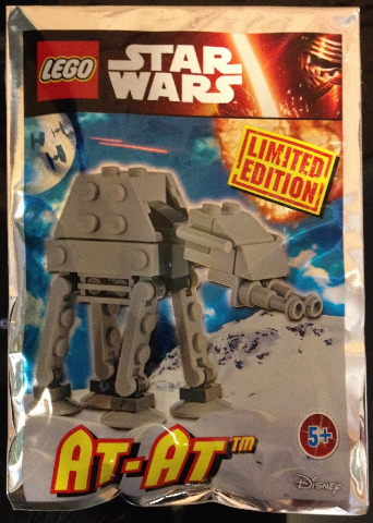 LEGO Star Wars Super Rare 911615 AT-AT Foil Pack Limited Edition