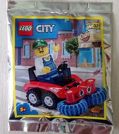 LEGO City Street Sweeper Foil Pack Set 952106 