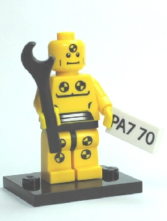 LEGO Figur Minifigur Sammelfigur Collectible Demolition Dummy Series 1 col01-8 