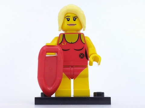 Series 2 FROM SET 8684 COLLECTIBLES NEW LEGO Lifeguard col02-8 
