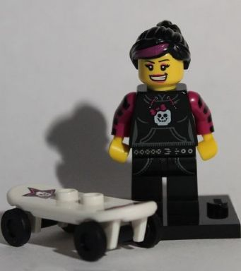 Skater Girl Lego Minifigures Sammelfigur Serie 6 Nr 12 