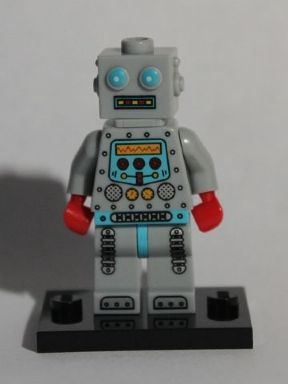 col087 Series 6 LEGO minifigure Clockwork Robot ONLY TORSO - 