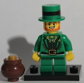 LEGO statuine MINIFIGURES 8827 serie 6 irlandese Folletto Leprechaun 