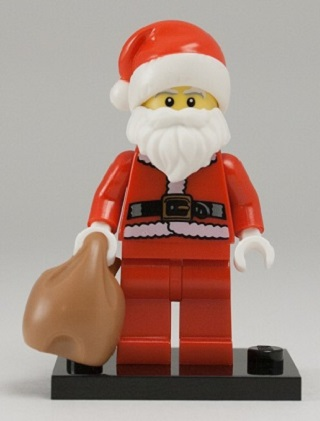 LEGO Minifigure Series 8 #10 SANTA Claus Father Christmas Minifig 