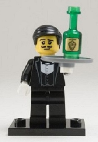 Lego Figure Waiter Series 9 col09-1 