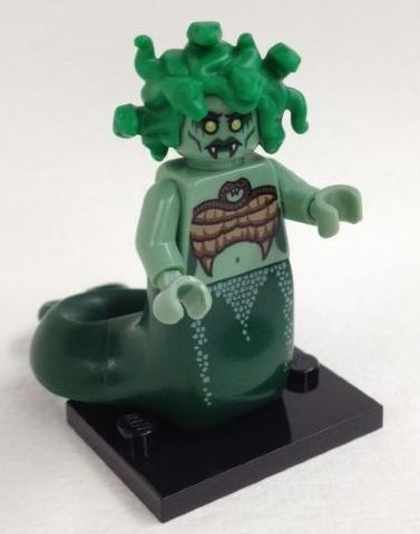 col10-2 Nouveau Lego CMF série 10 Medusa INC SUPPORT & Cadeau Gratuit! 