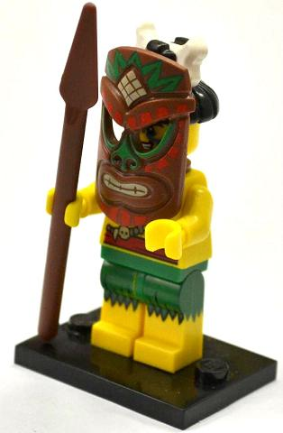 Island Warrior, Series 11 (Complete Set with Stand and Accessories