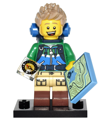 LEGO CMF Minifigure Series LOT 10 11 16 Sky Diver Hiker Climber Adventures Lot 