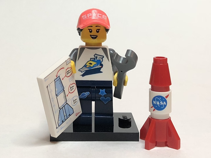 BrickLink - Set col20-6 : LEGO Space Fan, Series 20 (Complete Set with  Stand and Accessories) [Collectible Minifigures:Series 20 Minifigures] -  BrickLink Reference Catalog