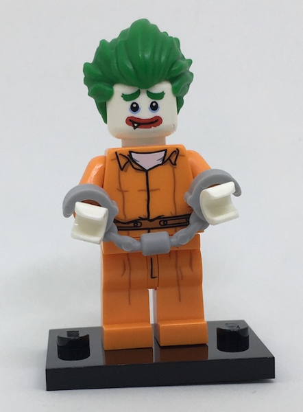 Arkham Asylum Joker, The LEGO Batman Movie, Series 1 (Complete Set with  Stand and Accessories) : Set coltlbm-8 | BrickLink
