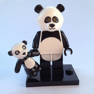 Genuine Lego Movie Panda Guy Mini Figure coltlm-15 