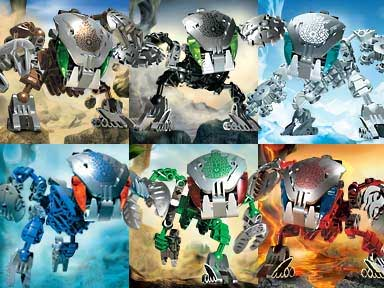 Lego Bionicle Bohrok-Kal 2002 & 2003-11 tra cui scegliere 